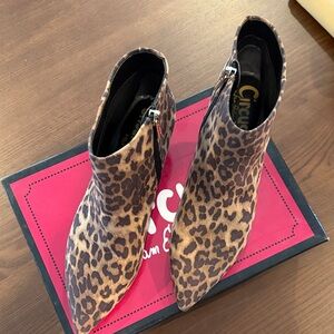 Circus by Sam Edelman Animal Print Ankle Booties